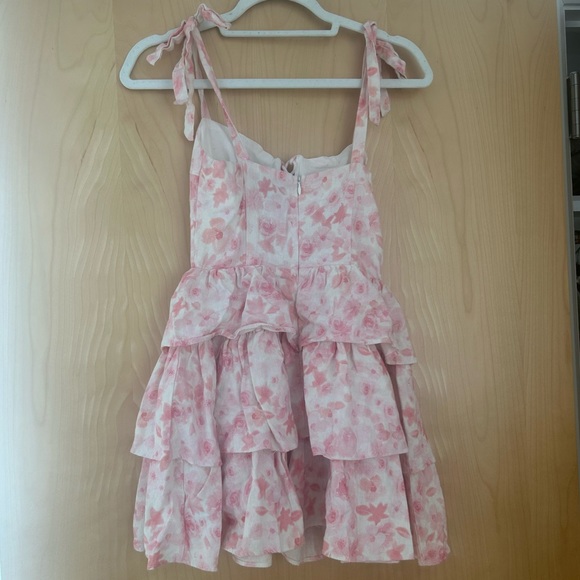 Brand New Bardot Spring Pink & White Floral Dress -LOVE SHACK FANCY LOOKALIKE 🌟 - Picture 2 of 4